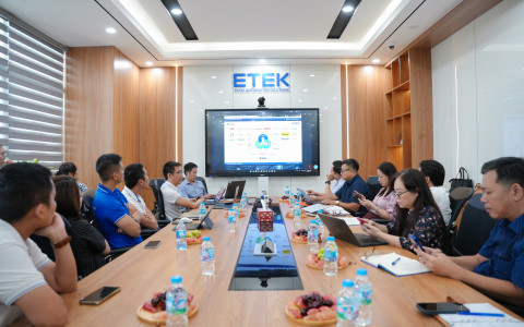 ETEK ĐÓN ĐOÀN KHẢO SÁT SỞ KHOA HỌC VÀ CÔNG NGHỆ THÀNH PHỐ HÀ NỘI 