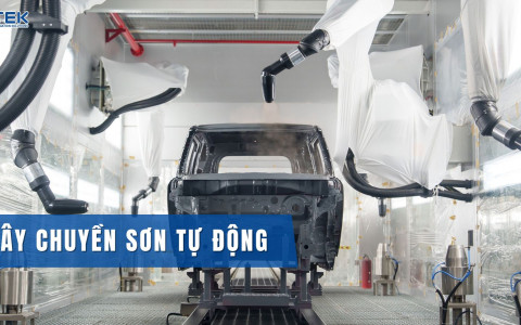 GIẢI PHÁP DÂY CHUYỀN SƠN Ô TÔ TỰ ĐỘNG HÓA CHO NHÀ MÁY SẢN XUẤT Ô TÔ HIỆN ĐẠI 