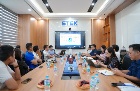 ETEK ĐÓN ĐOÀN KHẢO SÁT SỞ KHOA HỌC VÀ CÔNG NGHỆ THÀNH PHỐ HÀ NỘI 