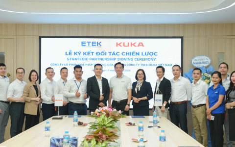 Lễ ký kết hợp tác chiến lược giữa ETEK và KUKA