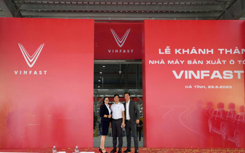 VinFast khánh thành nhà máy sản xuất ô tô điện tại Vũng Áng, Hà Tĩnh