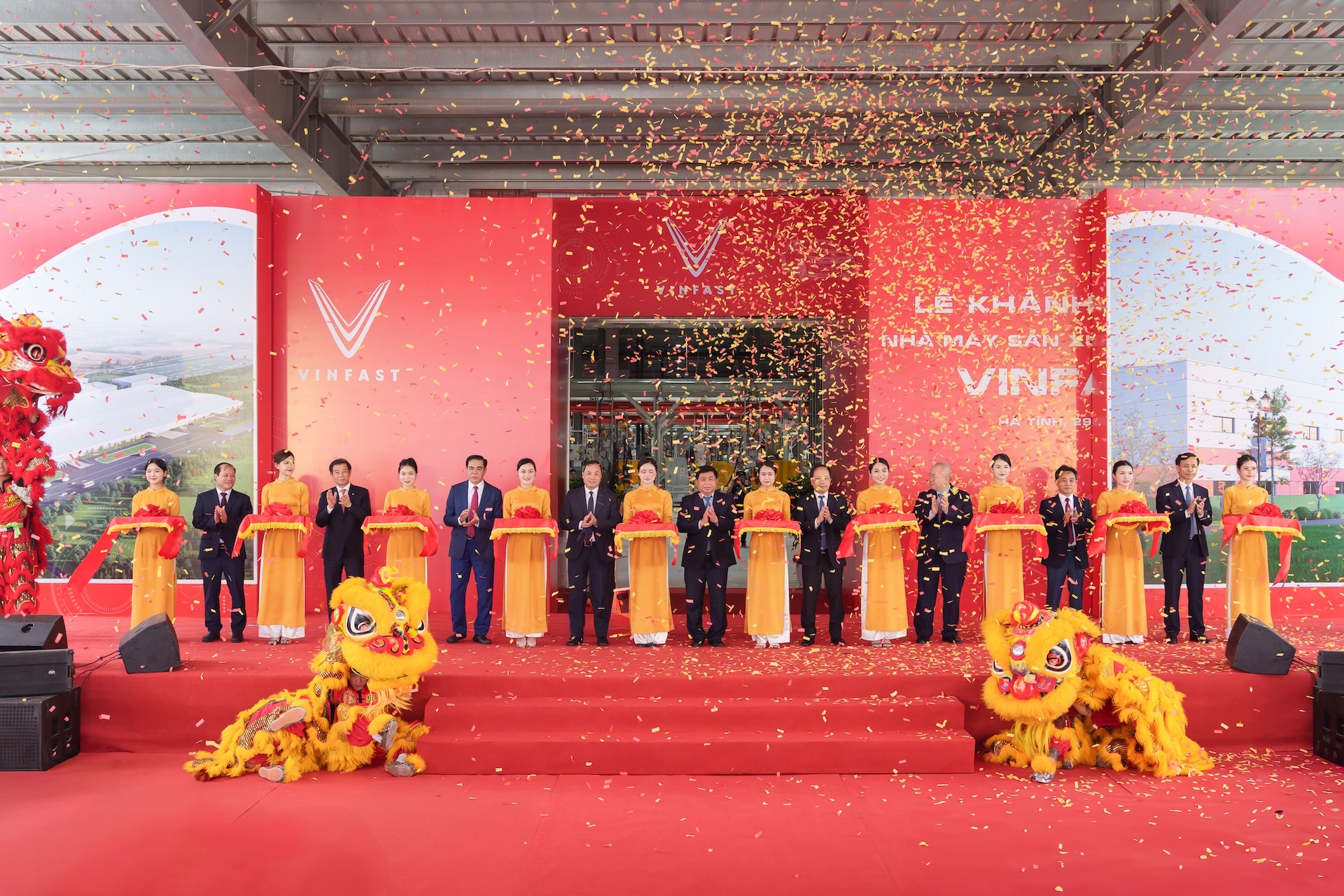 Lễ khánh thành nhà máy Vinfast Hà Tĩnh