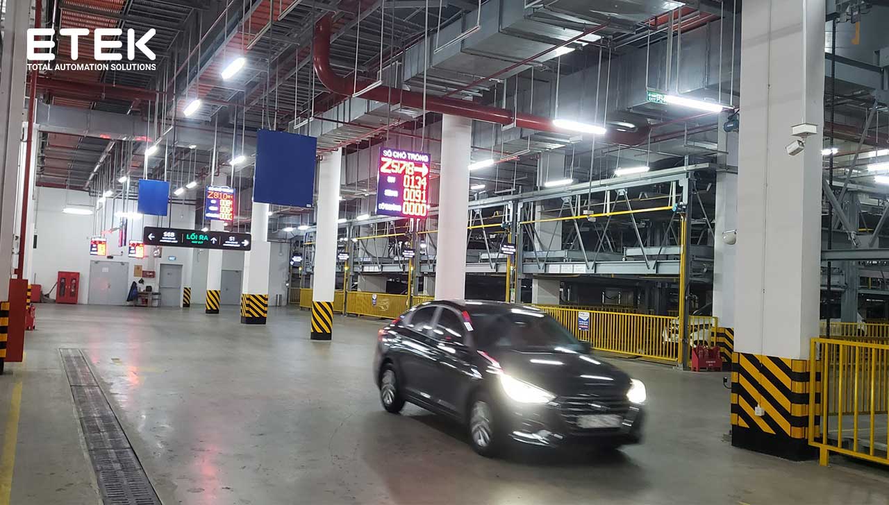 3-level puzzle car parking system